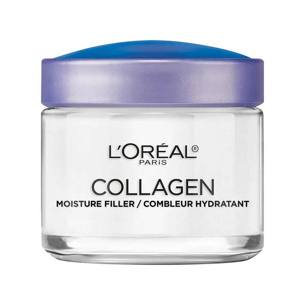 L'Oréal Paris Crème Collagen Combleur Hydratant Jour/Nuit Anti-Âge avec Collagène, 100 mL