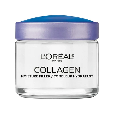L'Oréal Paris Collagen Moisture Filler Anti-Aging Face Moisturizer, Day/Night Cream with Collagen, 100 mL