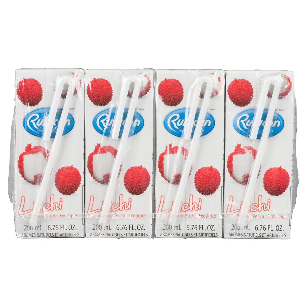 Jus Litchi Rubicon - 200ml Cree en utilasant les meillures Litchi.