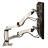 Support pour moniteur à double bras MA265S 3M(MC), Argent, Réglable