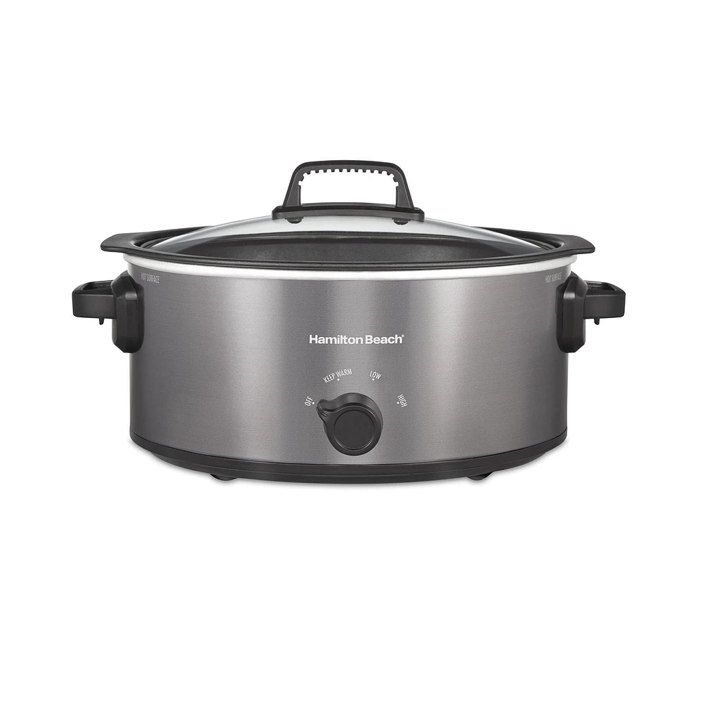 Hamilton Beach Stovetop Sear & Cook Slow Cooker, 6 Quart, 33669C