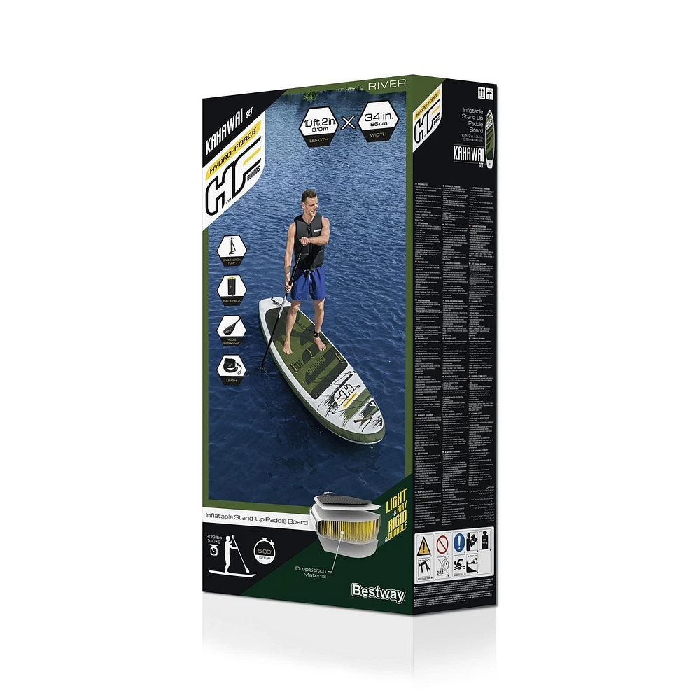 Hydro-Force™ Kit paddle SUP gonflable Kahawai 3,10 m