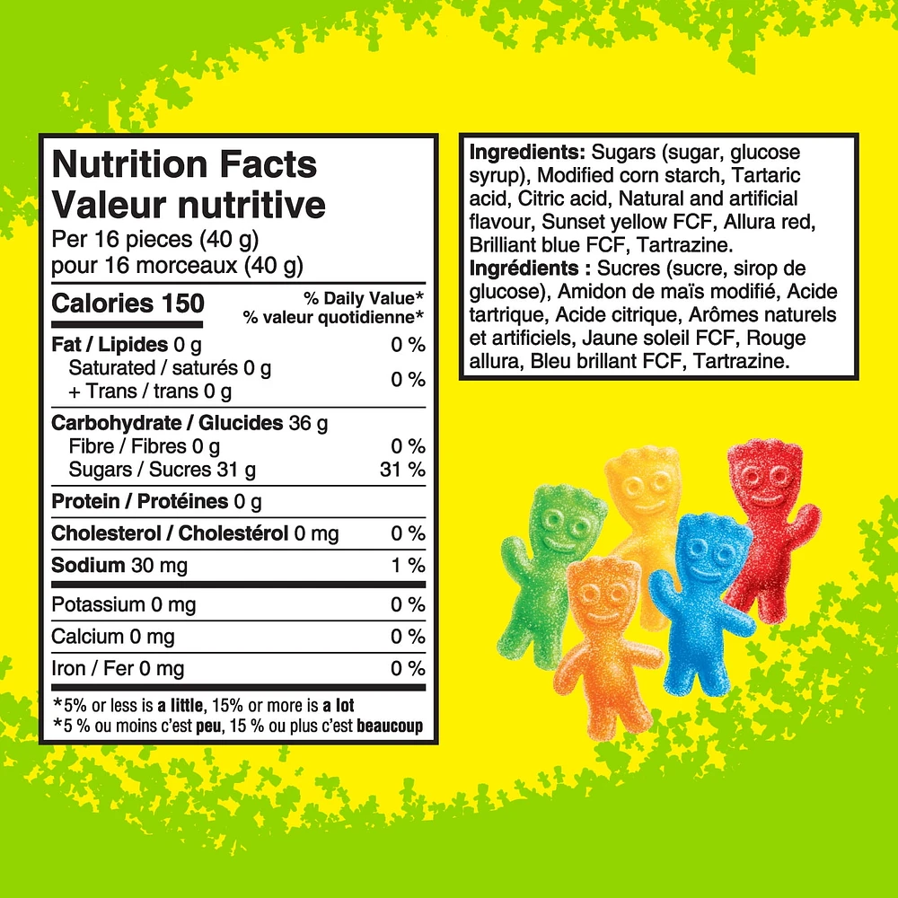 Sour Patch Kids Candy, Sour then Sweet, 150 g