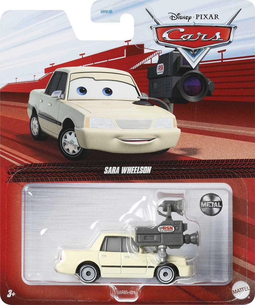 Véhicule Cars Sara Wheelson Disney Pixar à l'échelle 1:55