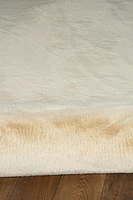 Tapis Maven Faux Lapin sable de 8 pi x 10 pi