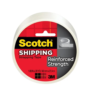 Ruban de sanglage et d’emballage renforcé 8950 30 EF RP6 Scotch®, 48 mm x 27,40 m (1,88 po x 30 v), 1 rouleau/paquet Ruban 8950 30 EF RP6 Scotch®