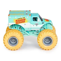 Monster Jam, Monster trucks en métal moulé Wreckcreation Vs. Forest Rescue officiels, échelle 1:64, jouets pour garçons à partir de 3 ans