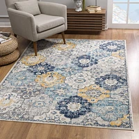 Rug Branch Savannah Collection Modern Floral Area Rug