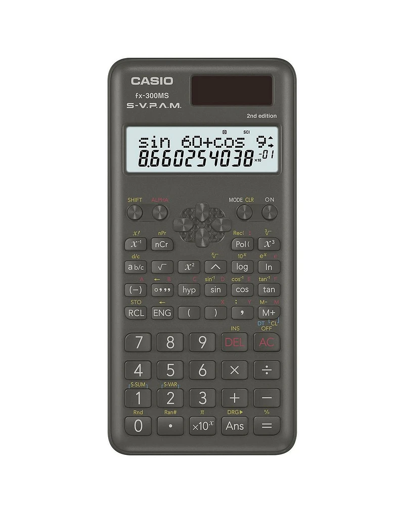 CASIO fx300MSplus2, calculatrice scientifique à 2 lignes Un calculateur à 2 lignes