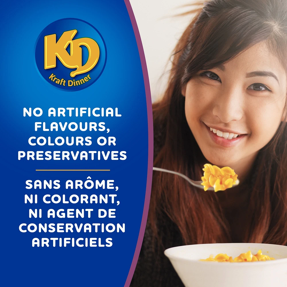 Kraft Dinner Macaroni & Cheese Spirals, 175g