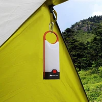 Ozark Trail Lanternes à piles à cadre mince en aluminium à DEL de 160 lumens rouge Cadre mince en aluminium