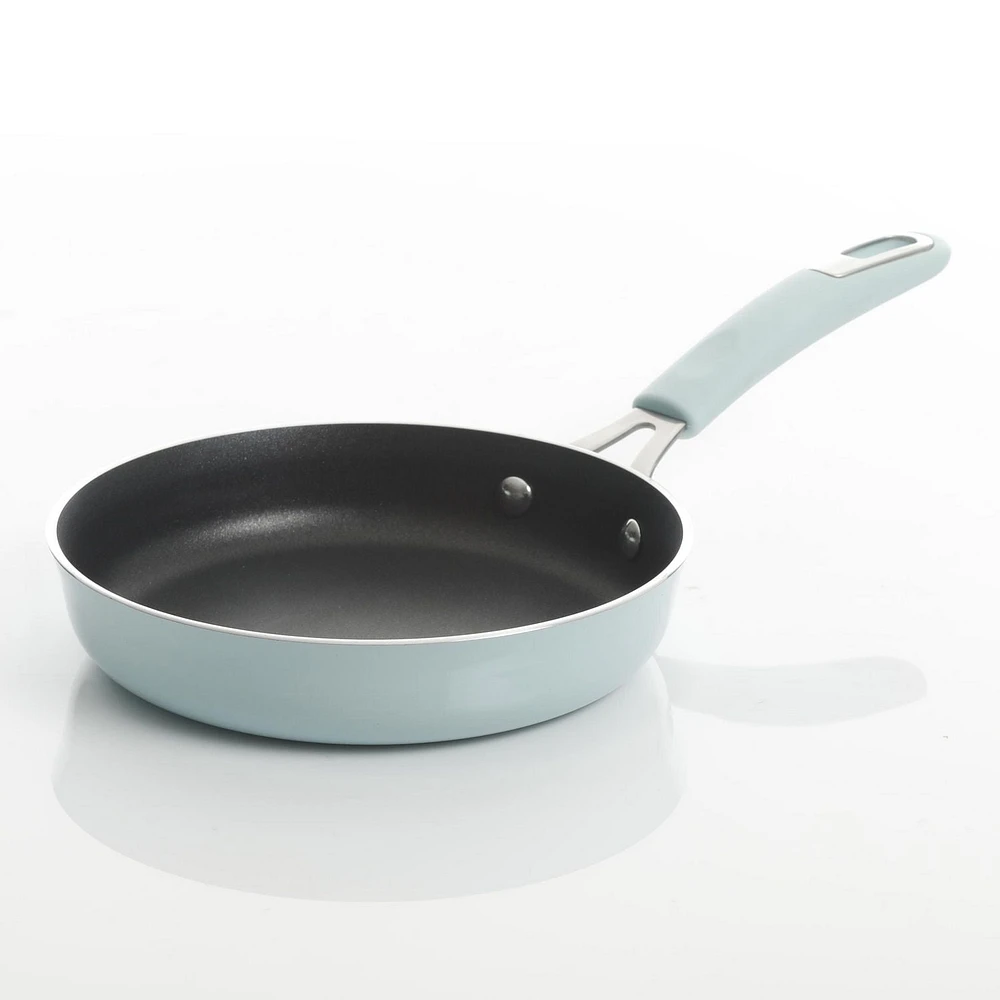 Kenmore Elite Andover 10-Piece Nonstick Cookware Set, Glacier Blue