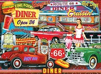 Puzzle Kodak 1000pc - Diner des années 50 par Edward Wargo