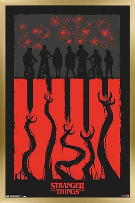 Netflix Stranger Things: Season 3 - 4Th Illustration Wall Poster, 22.375" x 34"