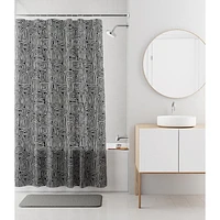 Rideau de douche décoratif imperméable en PEVA recyclé Mainstays