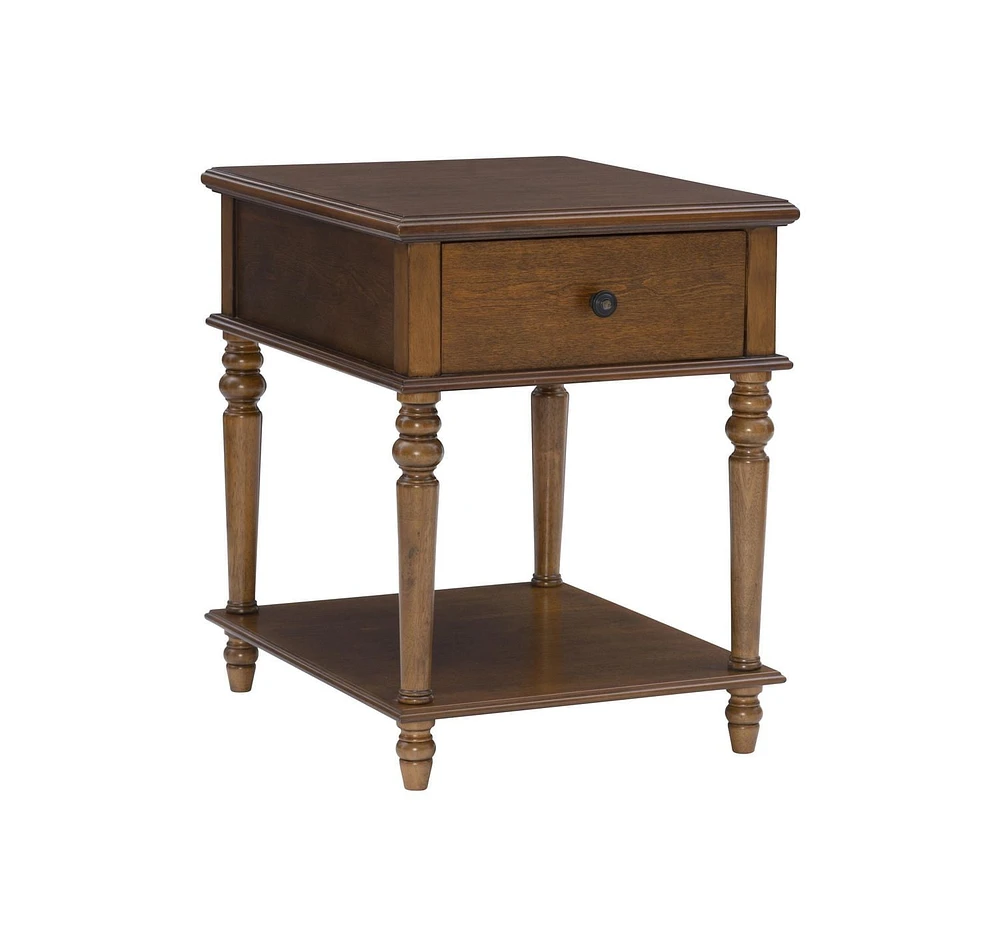 Table d'appoint Rivera, Noisette