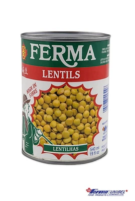 Ferma Green Lentils, sell quantity 540ml