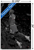 Michael Jordan - Black and White Wall Poster