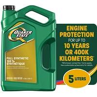Quaker State Huile moteur entièrement synthétique 5W-30 5L QS Synthetique 5W-30 5L