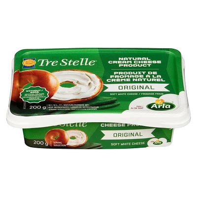 Tre Stelle Natural Cream Cheese Original, 200g