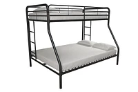 DHP Dusty Twin over Full Metal Bunk Bed