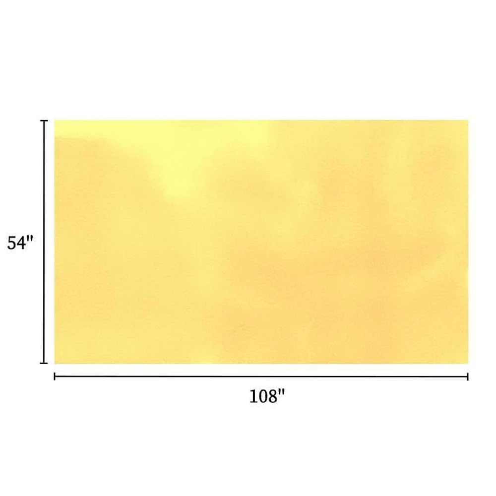 Gold tablecloth, Gold foil tablecloth