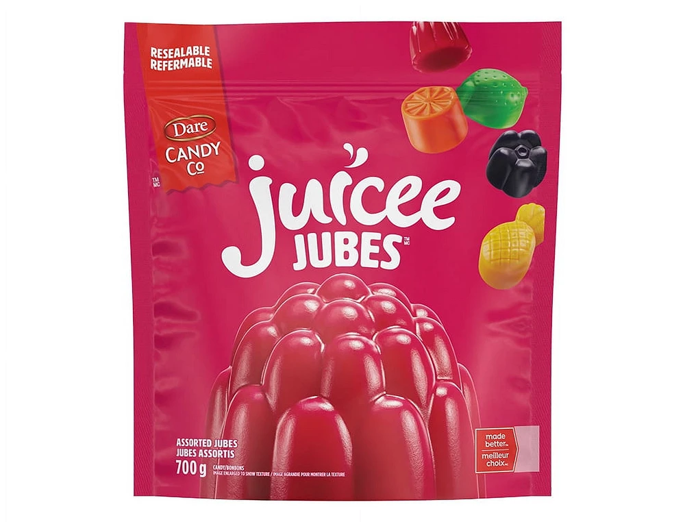 Dare Juicee Jubes, Candy Jujubes, 700g