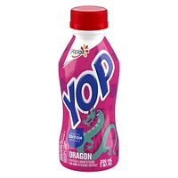 Yoplait Yop 1% Drinkable Yogurt, Cotton Candy Dragon Magical Edition, Yogurt Drink, 200 mL