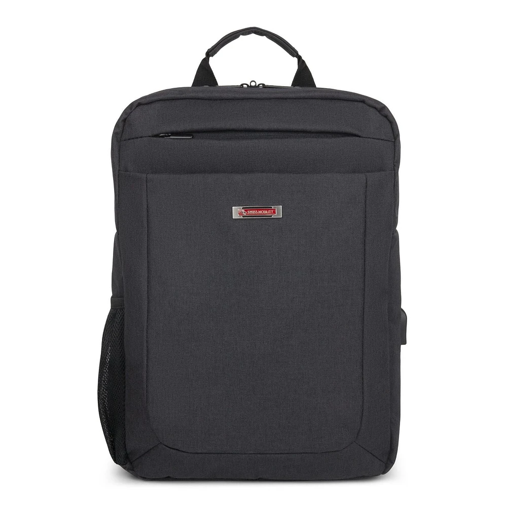 Swiss Mobility - Cadence - 15.6 IN Computer Backpack With USB Port