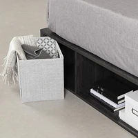 Lit plateforme avec paniers de la collection Flexible South Shore