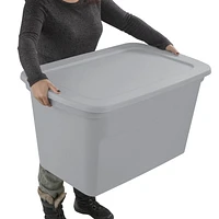 Sterilite114 L Tote - Silver