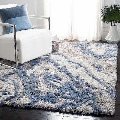 SAFAVIEH Horizon Konstantinos Abstract Shag Area Rug
