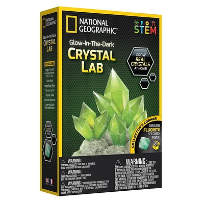 Labo cristal qui brille dans le noir National Geographic