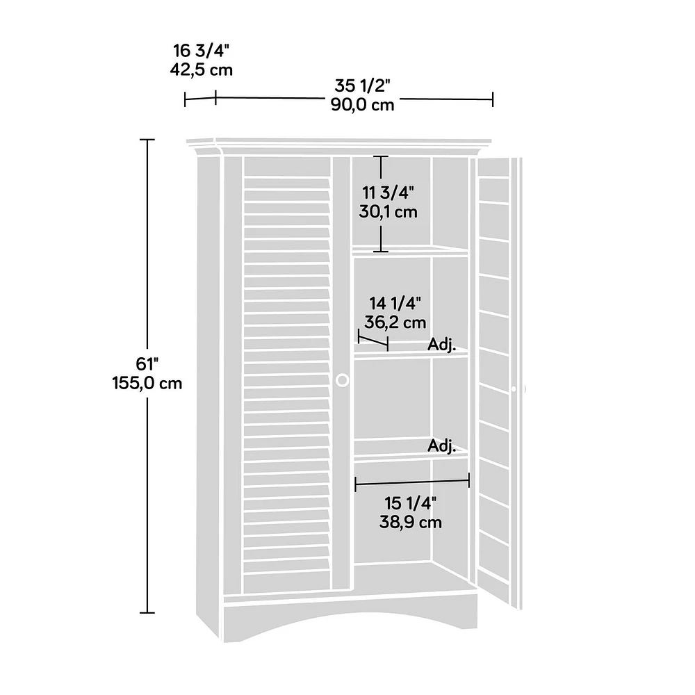 Sauder® Harbor View Collection Storage Cabinet