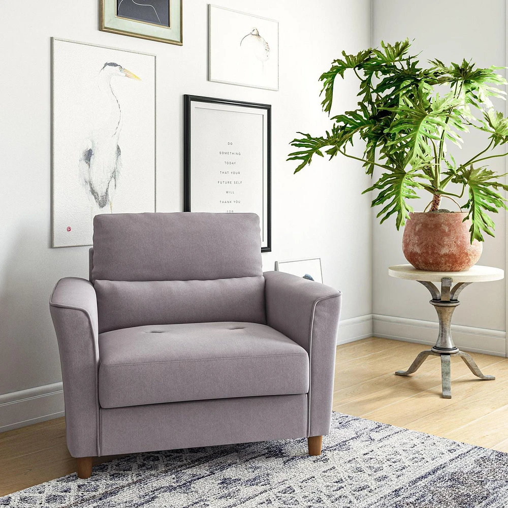 Chaise et demi rembourrée Georgia