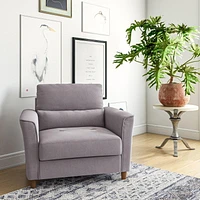 Chaise et demi rembourrée Georgia