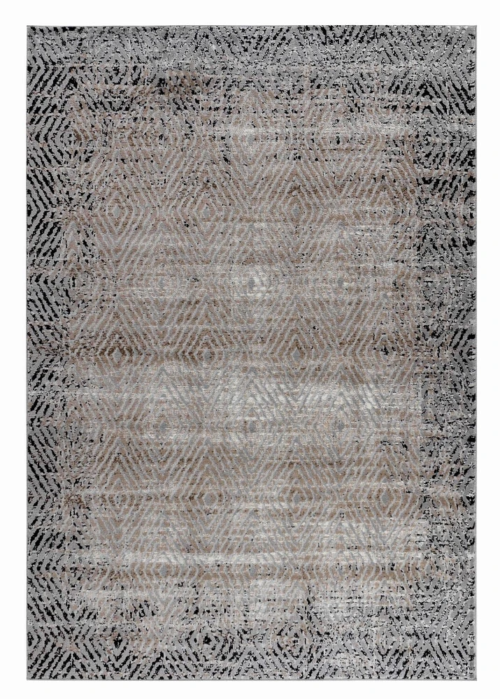 Tapis d'intérieur abstrait géométrique de la collection Rug Branch Sakarya