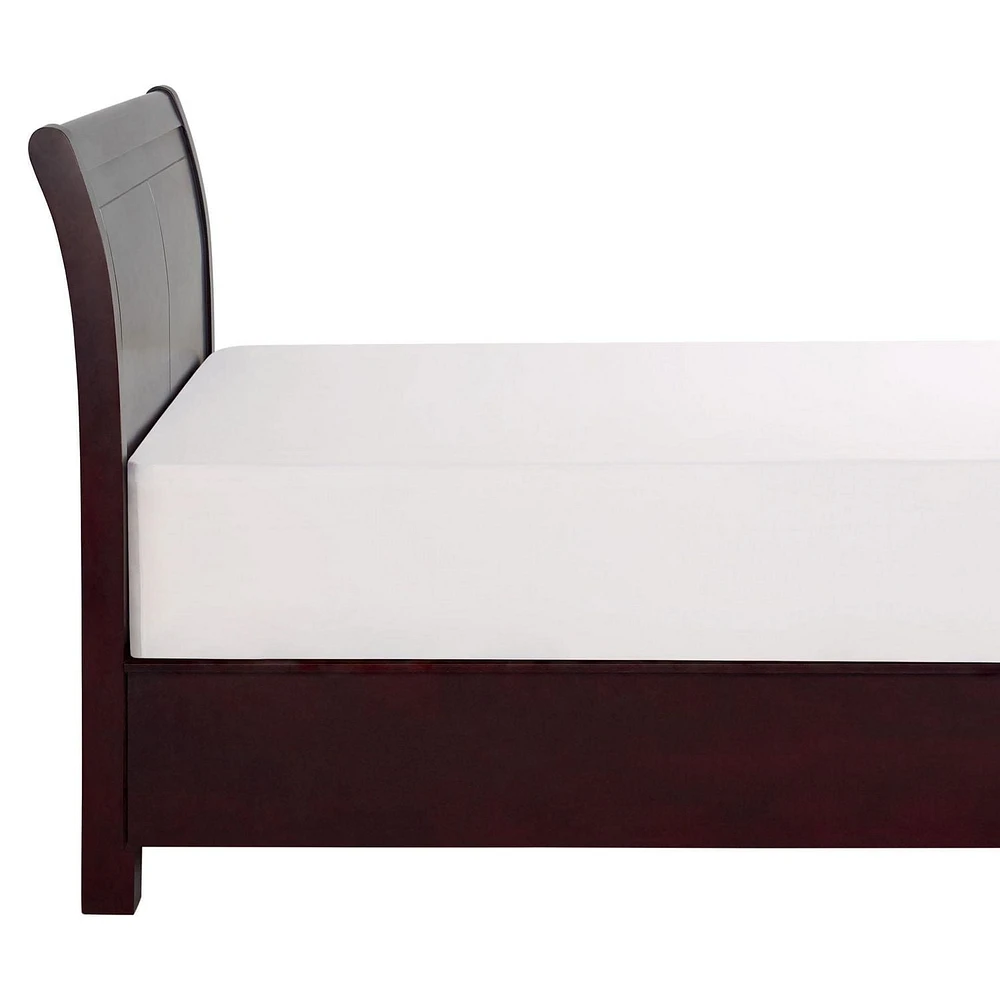 Drap-housse en percale brossée 300 fils de hometrends Taille : 1 place - Très grand