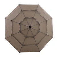 Parasol de marché rond à 3 volants de 3 m hometrends