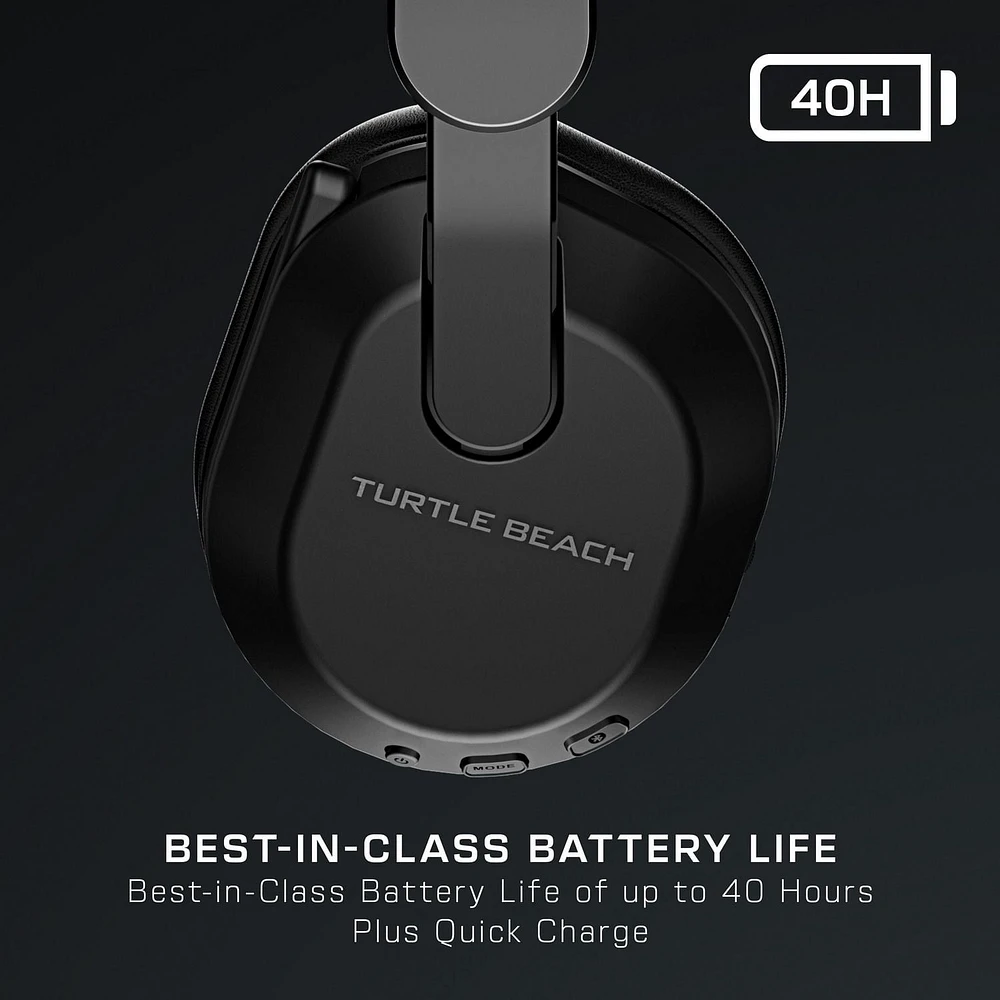 Turtle Beach® Stealth™ 500 – Noir Xbox Series X|S et Xbox One Bluetooth® : iOS, Android, PC, et autres appareils équipés du Bluetooth® Xbox Series X/S