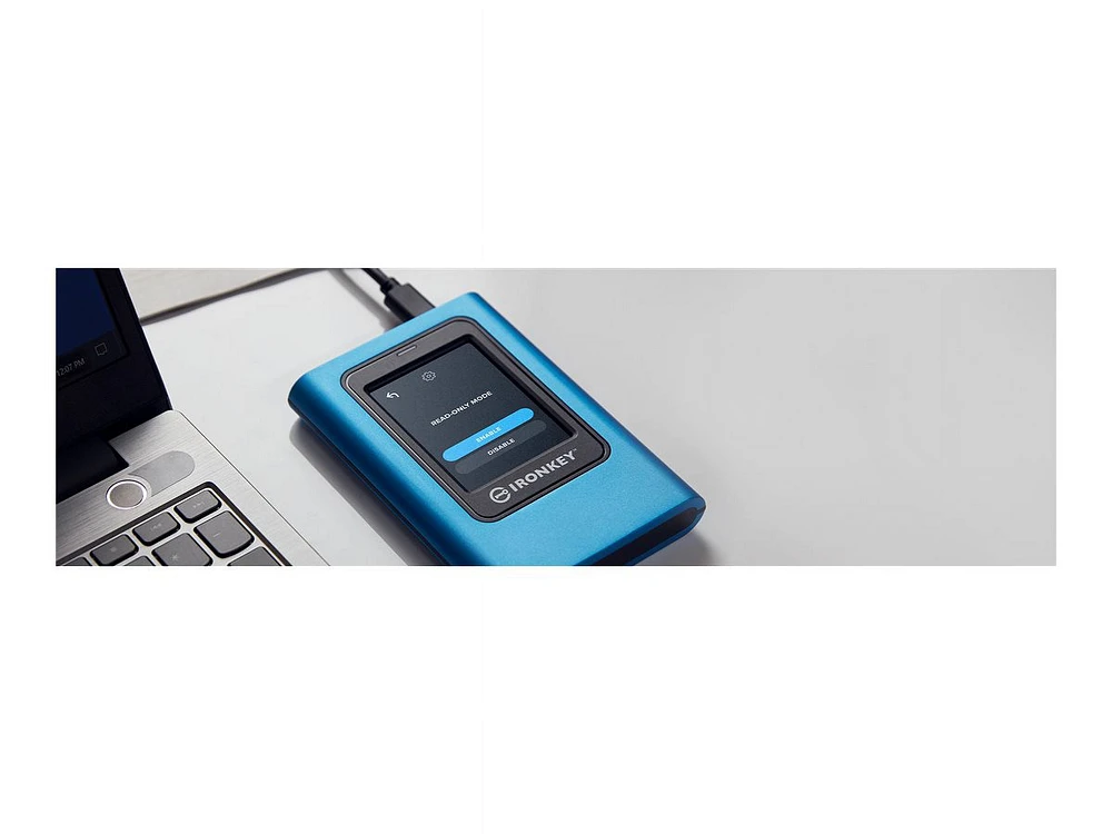 Kingston IronKey Vault Privacy 80 1.92TB External SSD | FIPS 197 | XTS-AES 256GB Encrypted | Touch Screen PIN | Secure Data Protection | IKVP80ES/1920G