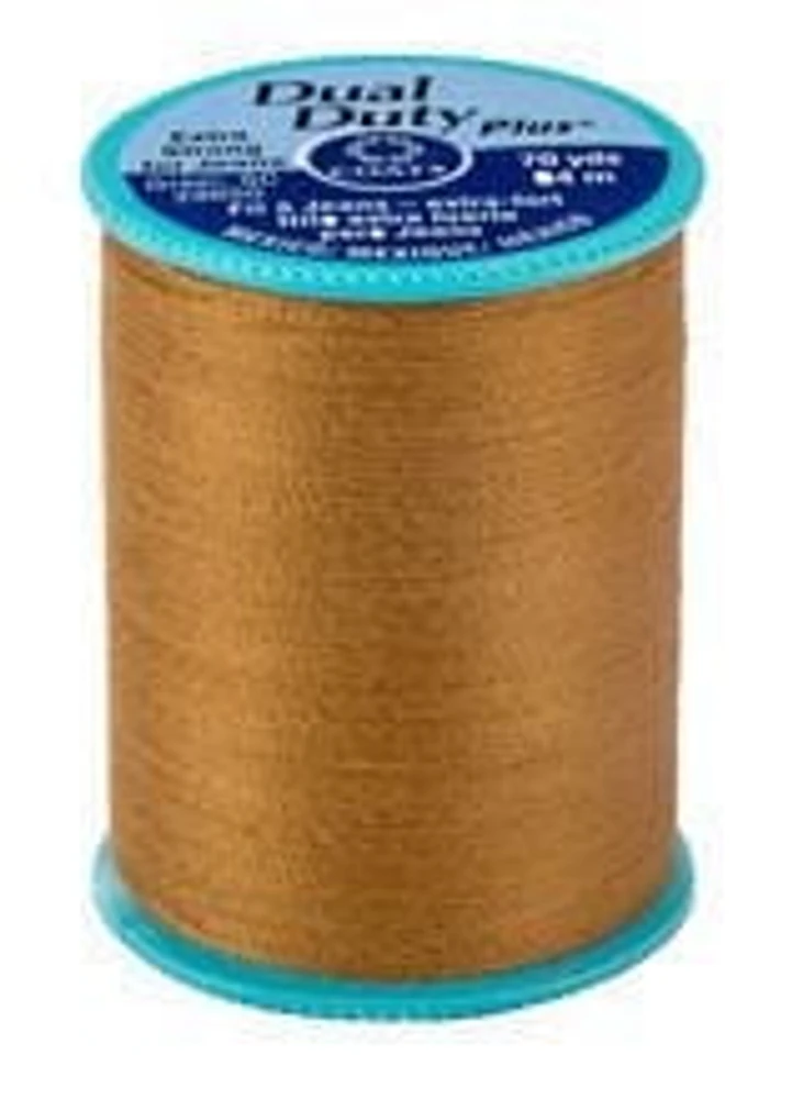 Coats & Clark Dual Duty Extra Strong Jean Thread, Ideal for bold topstitching.