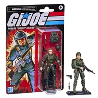 G.I. Joe Retro Robert “Grunt” Graves Toy 3.75-Inch-Scale Collectible Action Figure with Multiple Accessories, Toys for Kids Ages 4 and Up