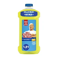 Mr. Clean Antibacterial Multi Surface Cleaner with Summer Citrus Scent, Disinfectant, All Purpose Cleaner, 1.21L