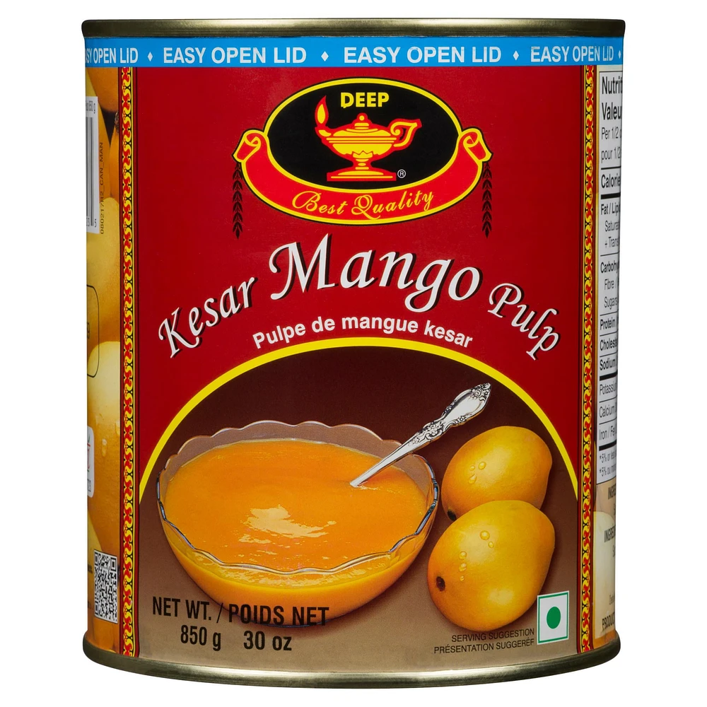 Pulpe de mangue Kesar de Deep 850g