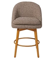 Better Homes & Gardens Mira Counter Stool 2 Pack, Truffelbrún en Ljocht Honey