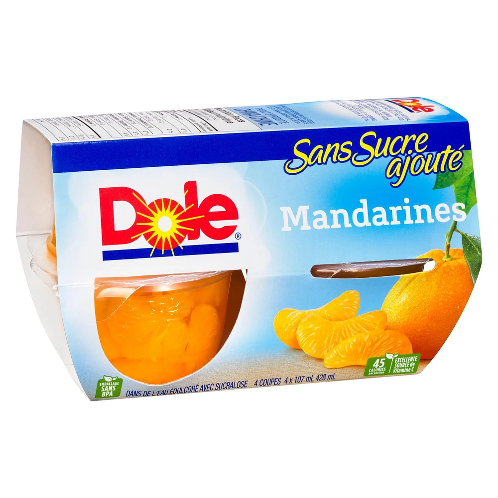 Dole Mandarin Oranges in Water, 4 Cups, 428  mL