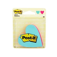 7350-HRT-C "POST-IT" SS PRINTED NOTES 8 PACKS/CASE : 3 IN X 3 IN, Post-it Super Sticky Notes 7350-HRT-C