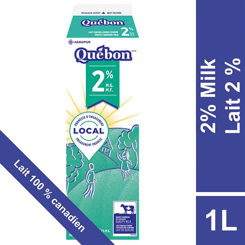 Québon Partly Skimmed 2% Milk