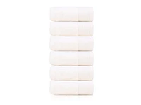 Camelot 6 Piece 600 GSM Zero Twist Cotton Face Towel Set